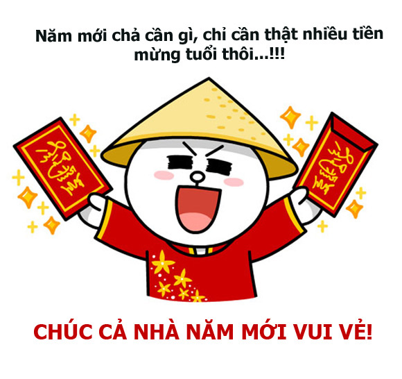 Những câu chúc Tết hài hước 'vô đối'